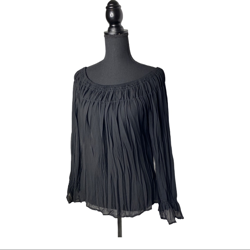 Harlow long sleeve peasant blouse size M